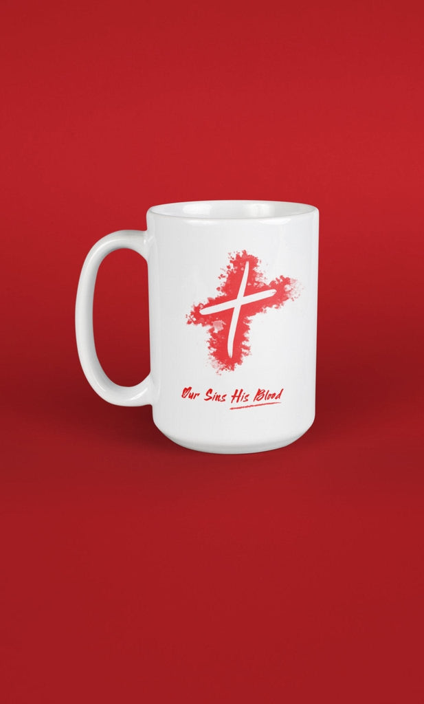 Our Sins His Blood - Mug -  11oz -  Trini-T Ministries