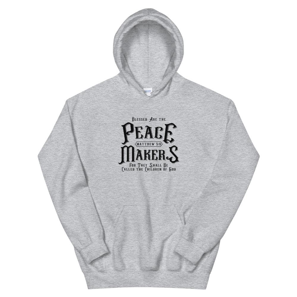 Peace Makers - Hoodie -  White / S, White / M, White / L, White / XL, White / 2XL, White / 3XL, White / 4XL, White / 5XL, Black / S, Black / M -  Trini-T Ministries