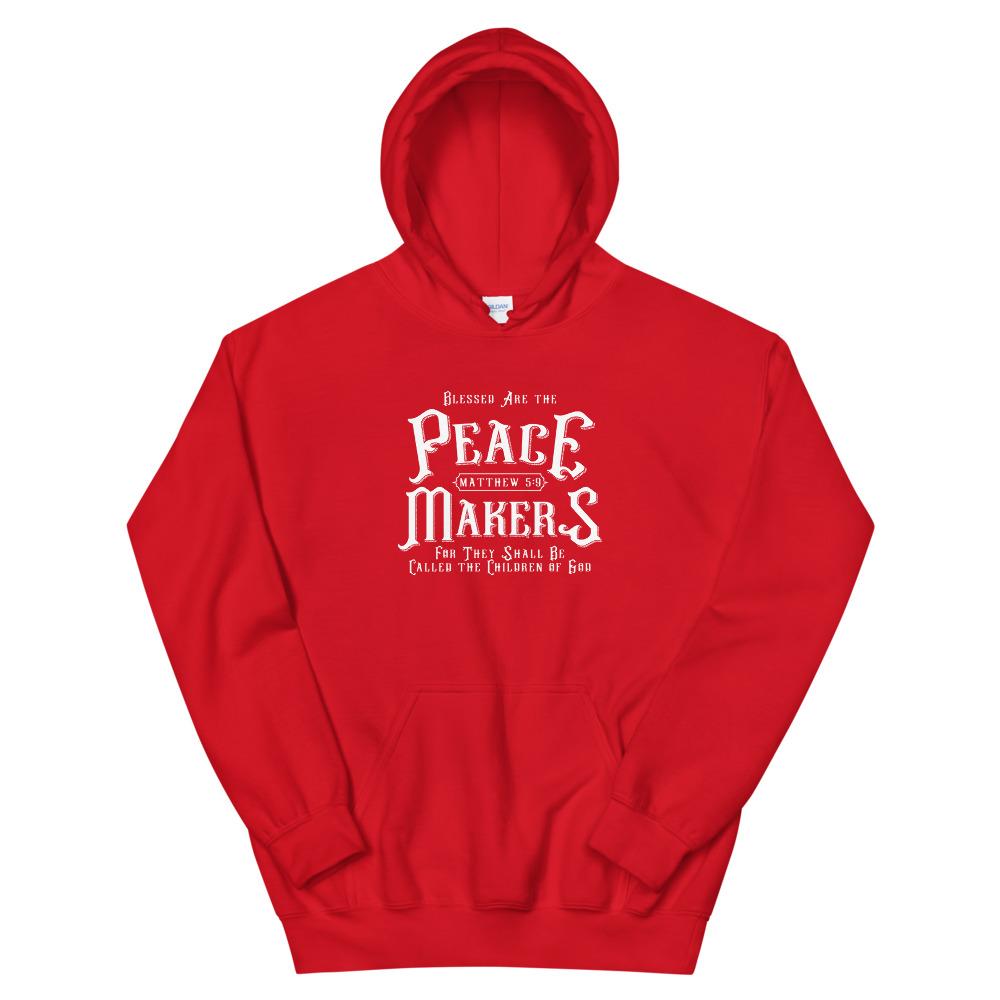 Peace Makers - Hoodie -  White / S, White / M, White / L, White / XL, White / 2XL, White / 3XL, White / 4XL, White / 5XL, Black / S, Black / M -  Trini-T Ministries