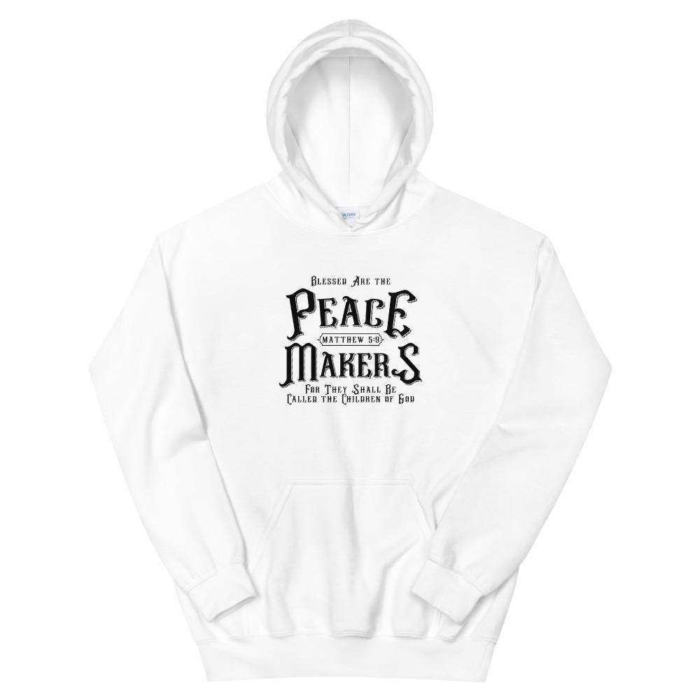 Peace Makers - Hoodie -  White / S, White / M, White / L, White / XL, White / 2XL, White / 3XL, White / 4XL, White / 5XL, Black / S, Black / M -  Trini-T Ministries