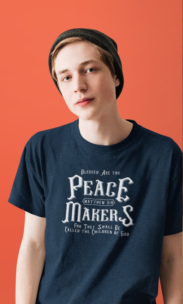 Peace Makers - Men’s T -  White / XS, White / S, White / M, White / L, White / XL, White / 2XL, White / 3XL, Black / XS, Black / S, Black / M -  Trini-T Ministries