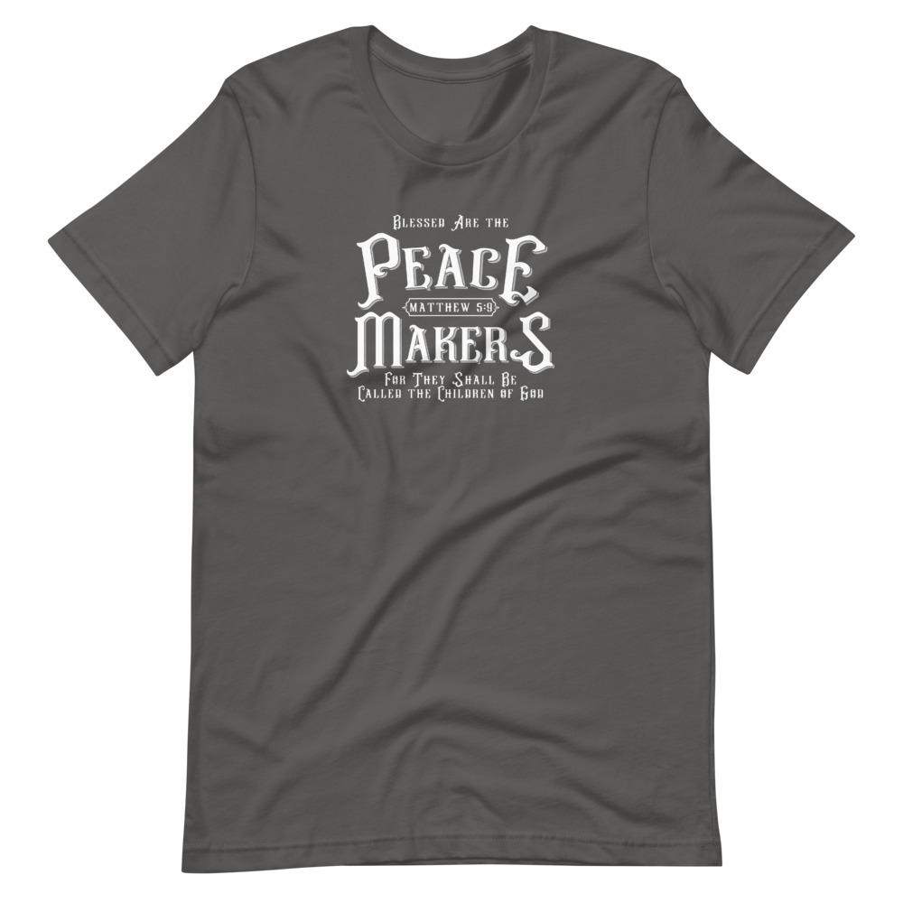 Peace Makers - Men’s T -  White / XS, White / S, White / M, White / L, White / XL, White / 2XL, White / 3XL, Black / XS, Black / S, Black / M -  Trini-T Ministries