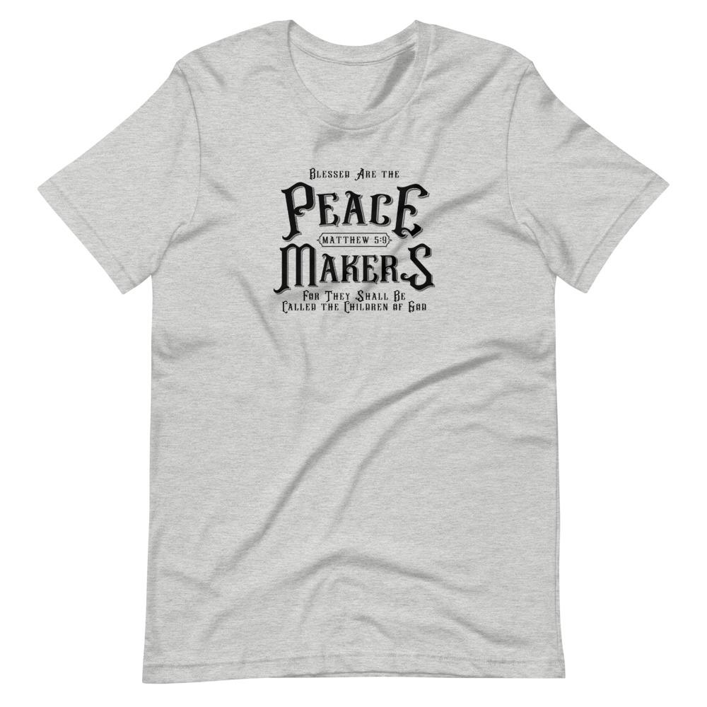 Peace Makers - Men’s T -  White / XS, White / S, White / M, White / L, White / XL, White / 2XL, White / 3XL, Black / XS, Black / S, Black / M -  Trini-T Ministries