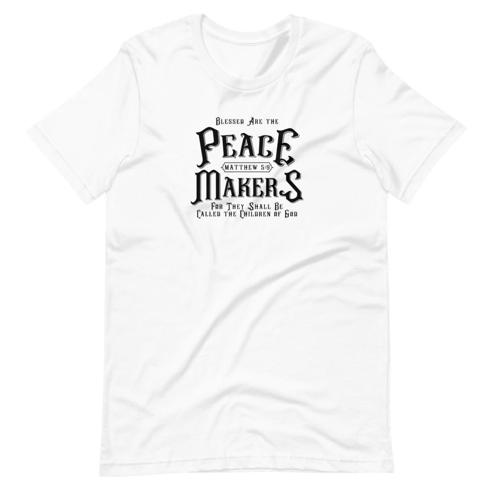 Peace Makers - Men’s T -  White / XS, White / S, White / M, White / L, White / XL, White / 2XL, White / 3XL, Black / XS, Black / S, Black / M -  Trini-T Ministries