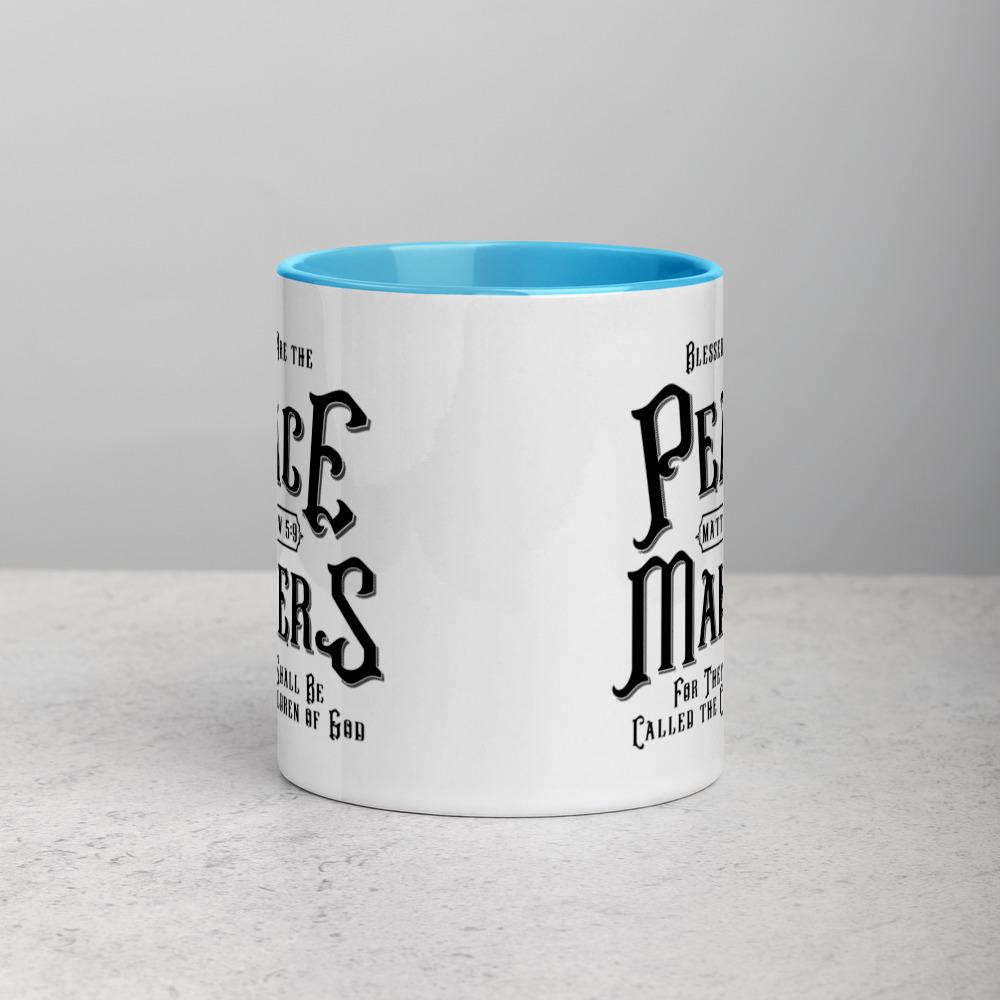 Peace Makers - Mug -  Black, Blue, Yellow, Red -  Trini-T Ministries