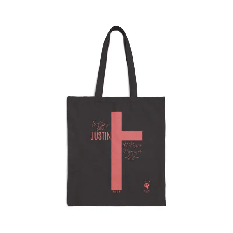 Personalized John 3:16 Tote Bag - Trini-T Ministries