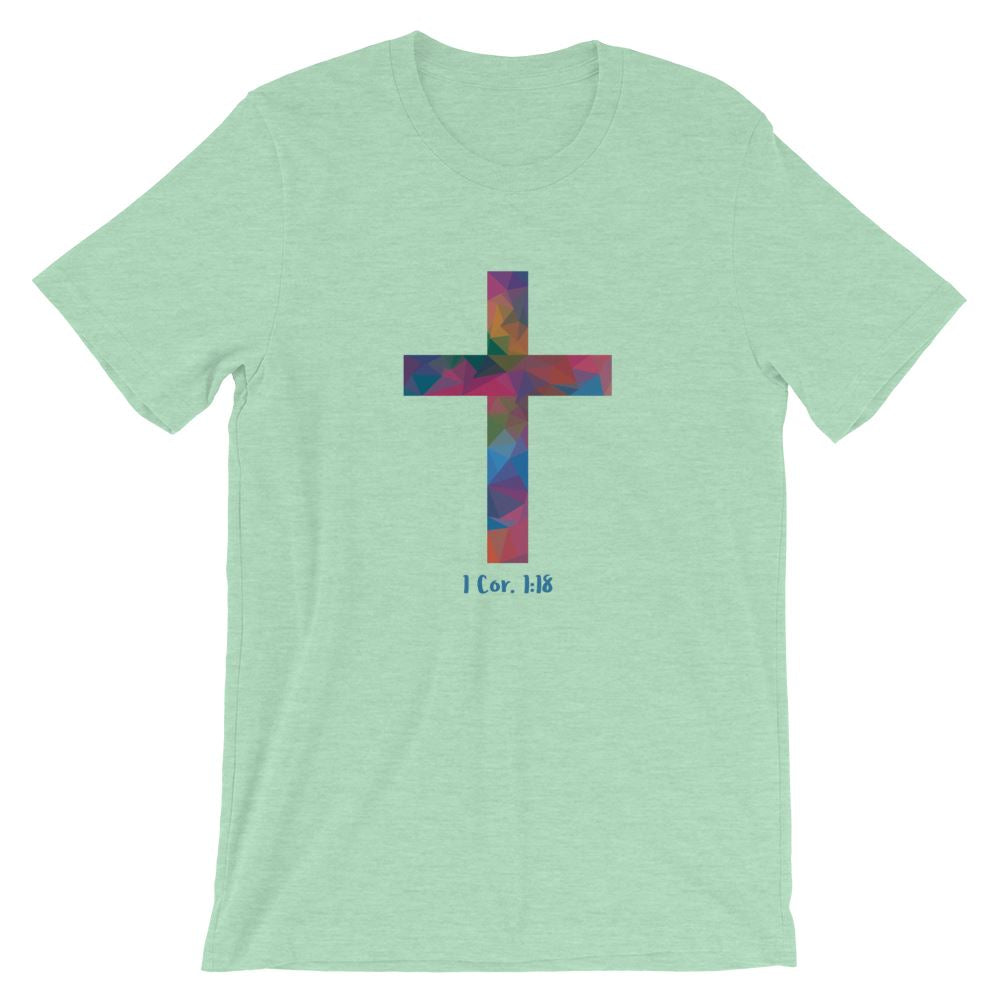 Polygonal Cross - Women’s T -  White / XS, White / S, White / M, White / L, White / XL, White / 2XL, White / 3XL, Black / XS, Black / S, Black / M -  Trini-T Ministries