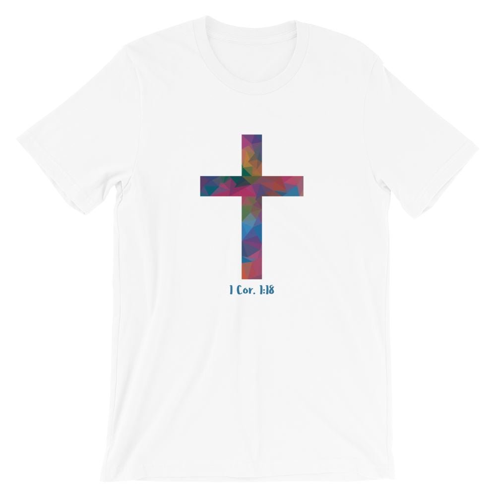 Polygonal Cross - Women’s T -  White / XS, White / S, White / M, White / L, White / XL, White / 2XL, White / 3XL, Black / XS, Black / S, Black / M -  Trini-T Ministries