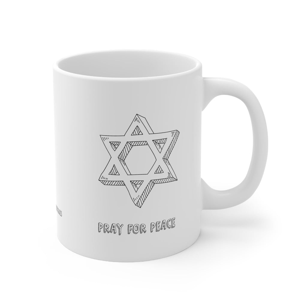 Pray For Peace - Mug -  11oz -  Trini-T Ministries