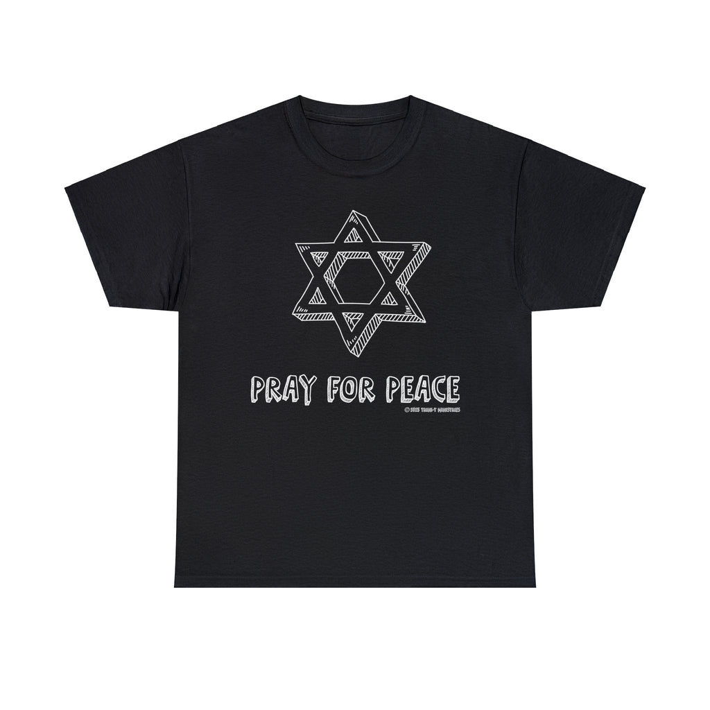 Pray for Peace - T -  Light Pink / S, Navy / S, Royal / S, Sport Grey / S, White / S, Black / S, Military Green / S, Light Pink / M, Navy / M, Royal / M -  Trini-T Ministries