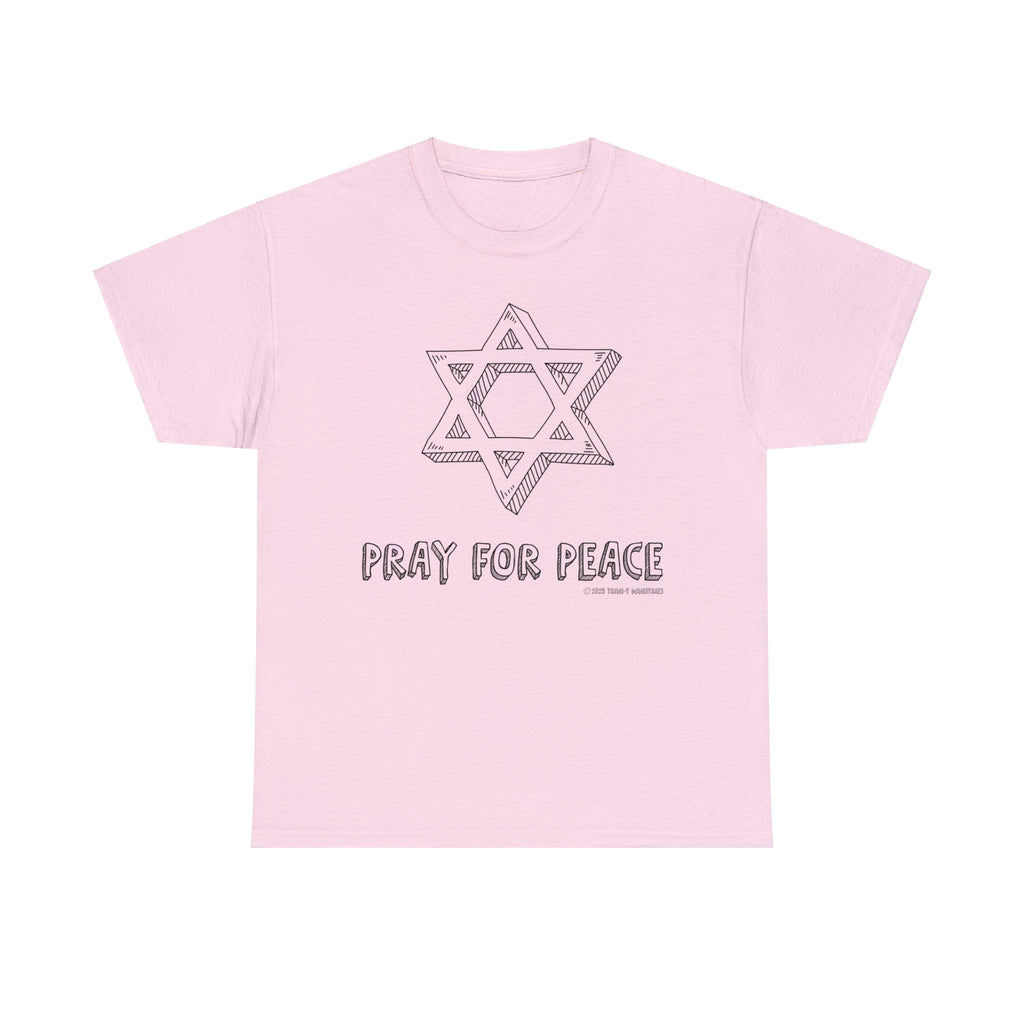 Pray for Peace - T -  Light Pink / S, Navy / S, Royal / S, Sport Grey / S, White / S, Black / S, Military Green / S, Light Pink / M, Navy / M, Royal / M -  Trini-T Ministries