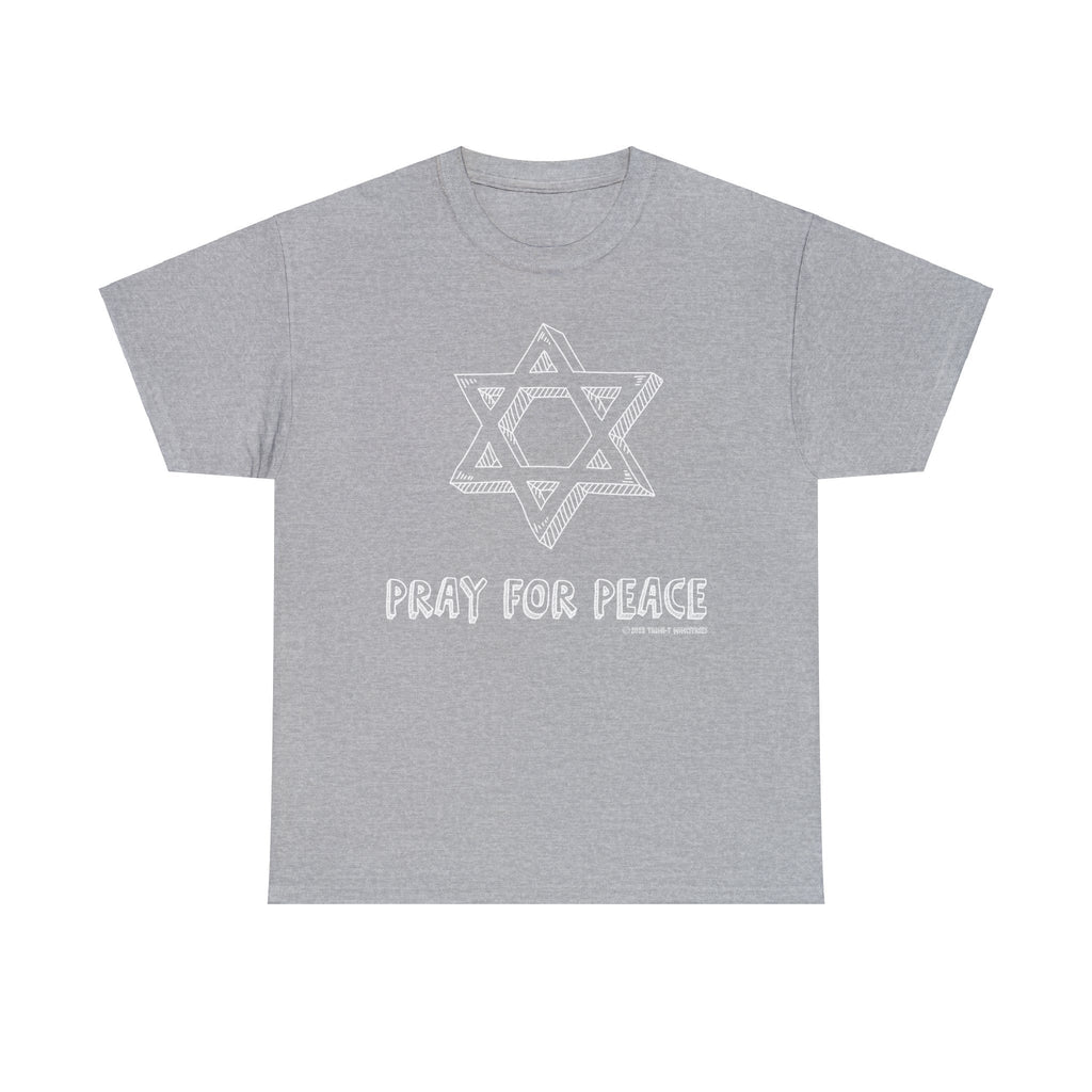 Pray for Peace - T -  Light Pink / S, Navy / S, Royal / S, Sport Grey / S, White / S, Black / S, Military Green / S, Light Pink / M, Navy / M, Royal / M -  Trini-T Ministries