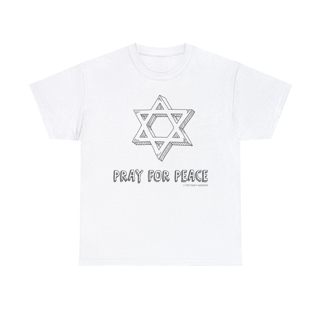 Pray for Peace - T -  Light Pink / S, Navy / S, Royal / S, Sport Grey / S, White / S, Black / S, Military Green / S, Light Pink / M, Navy / M, Royal / M -  Trini-T Ministries