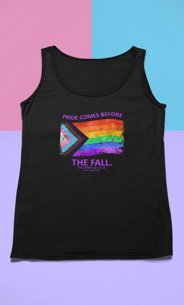 Pride Before The Fall - Tank -  XS / Black, XS / White, XS / Navy, S / Black, S / White, S / Navy, M / Black, M / White, M / Navy, L / Black -  Trini-T Ministries