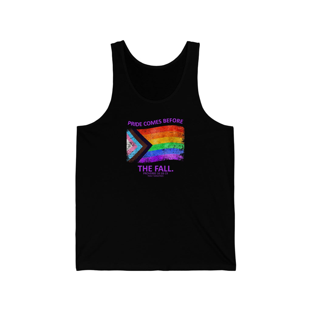 Pride Before The Fall - Tank -  XS / Black, XS / White, XS / Navy, S / Black, S / White, S / Navy, M / Black, M / White, M / Navy, L / Black -  Trini-T Ministries