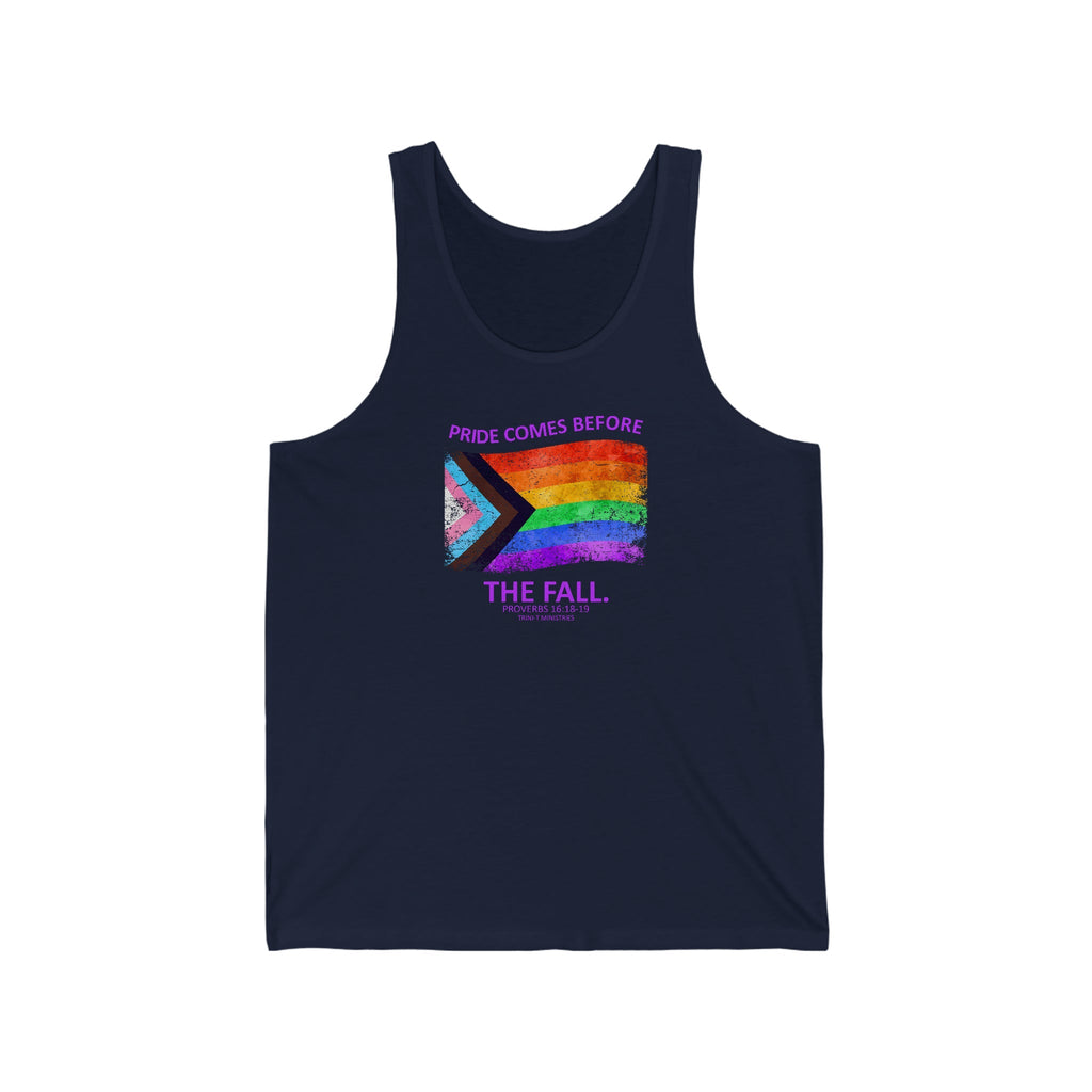 Pride Before The Fall - Tank -  XS / Black, XS / White, XS / Navy, S / Black, S / White, S / Navy, M / Black, M / White, M / Navy, L / Black -  Trini-T Ministries