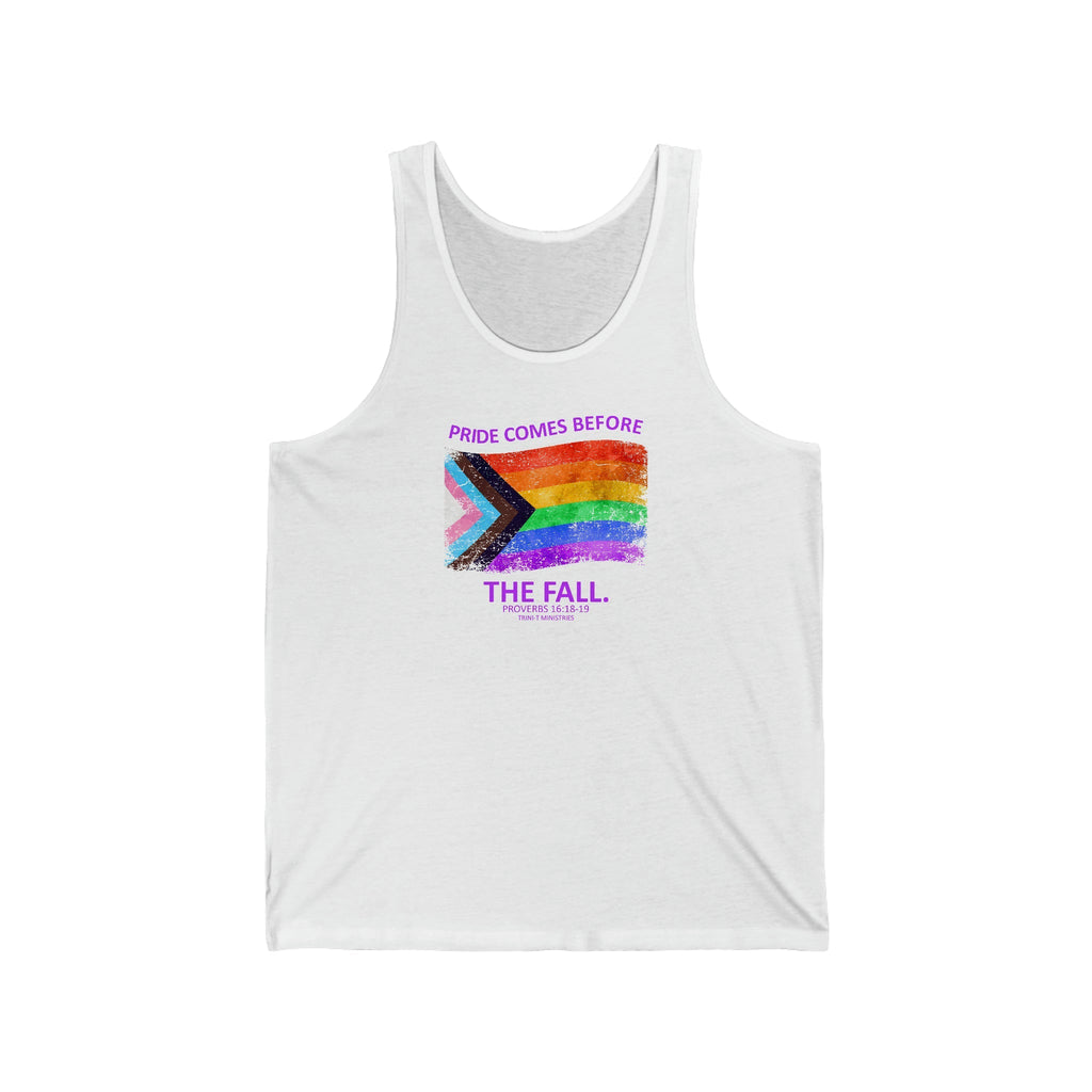 Pride Before The Fall - Tank -  XS / Black, XS / White, XS / Navy, S / Black, S / White, S / Navy, M / Black, M / White, M / Navy, L / Black -  Trini-T Ministries