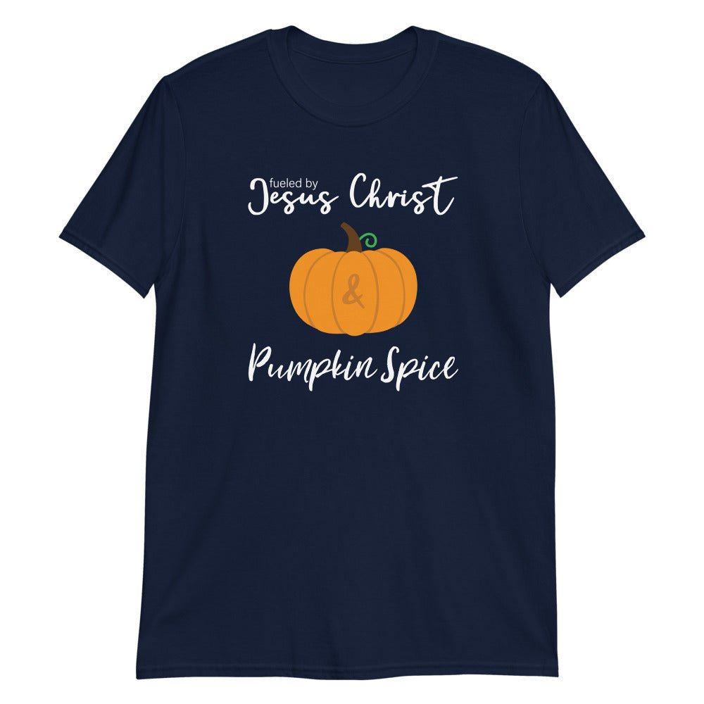 Pumpkin Spice - Men's T -  Black / S, Black / M, Black / L, Black / XL, Black / 2XL, Black / 3XL, Navy / S, Navy / M, Navy / L, Navy / XL -  Trini-T Ministries