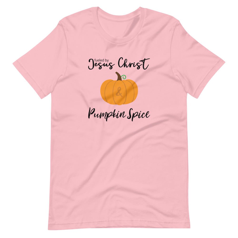 Pumpkin Spice - Women's T -  Black Heather / XS, Black Heather / S, Black Heather / M, Black Heather / L, Black Heather / XL, Black Heather / 2XL, Black Heather / 3XL, Black Heather / 4XL, Navy / XS, Navy / S -  Trini-T Ministries