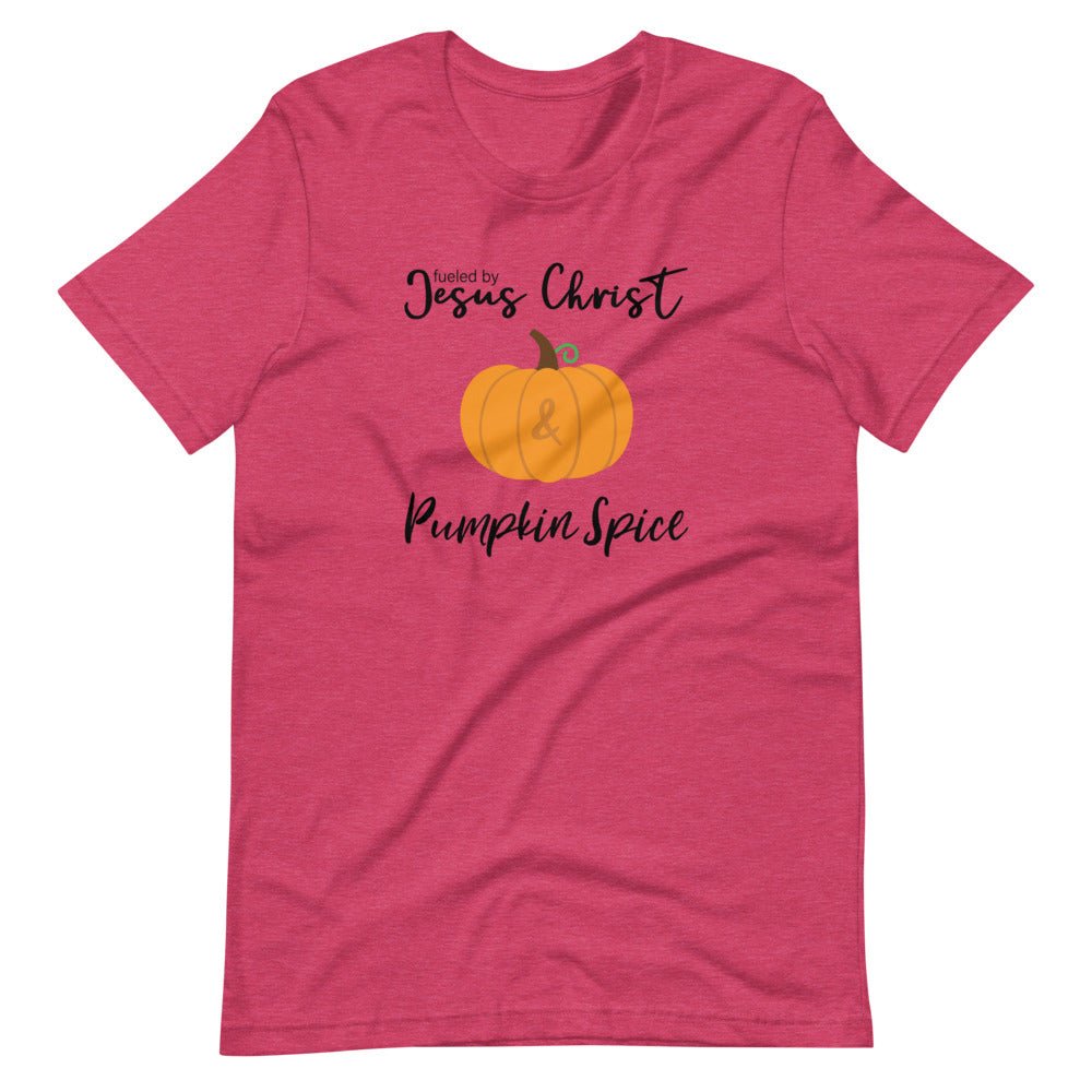 Pumpkin Spice - Women's T -  Black Heather / XS, Black Heather / S, Black Heather / M, Black Heather / L, Black Heather / XL, Black Heather / 2XL, Black Heather / 3XL, Black Heather / 4XL, Navy / XS, Navy / S -  Trini-T Ministries