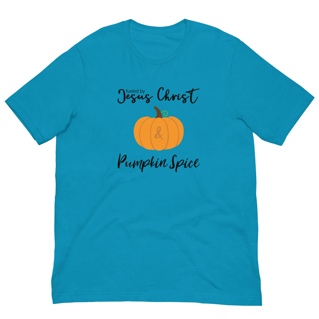 Pumpkin Spice - Women's T -  Black Heather / XS, Black Heather / S, Black Heather / M, Black Heather / L, Black Heather / XL, Black Heather / 2XL, Black Heather / 3XL, Black Heather / 4XL, Navy / XS, Navy / S -  Trini-T Ministries