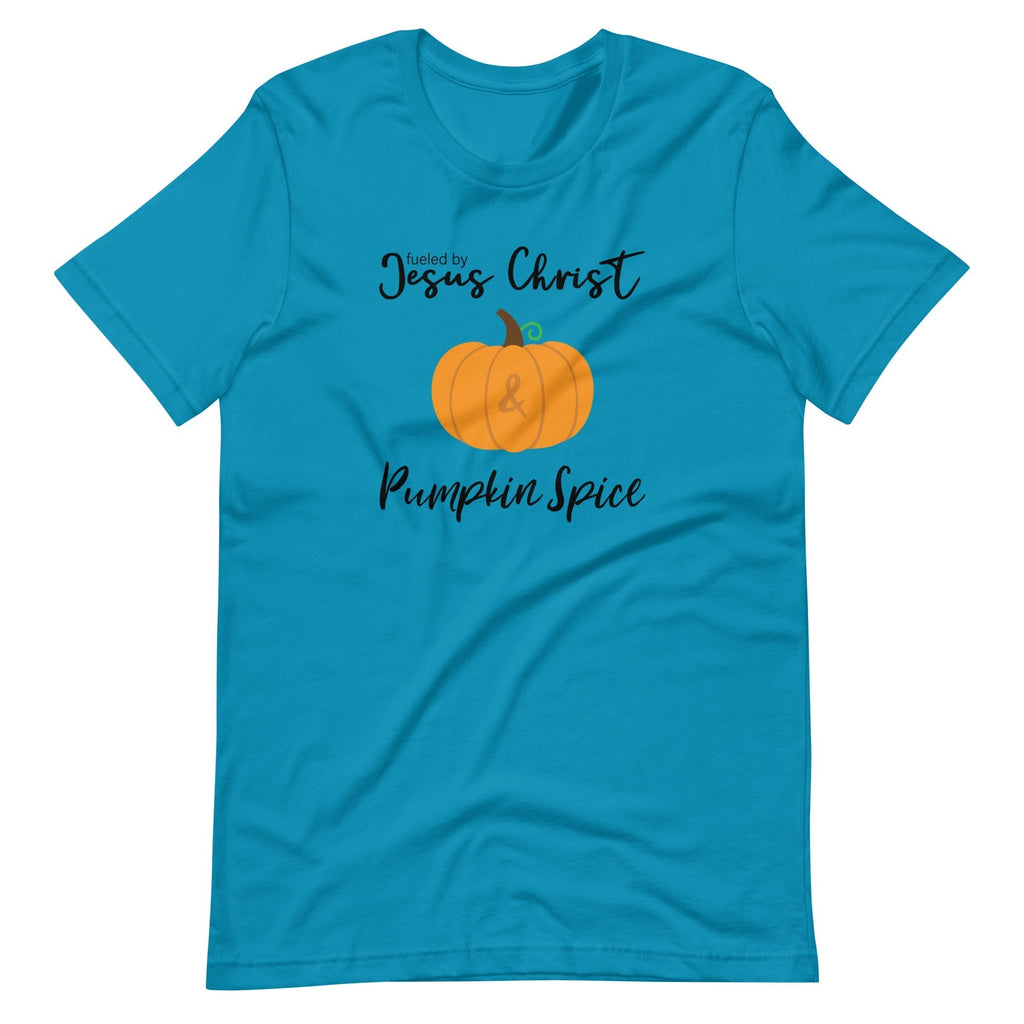 Pumpkin Spice - Women's T -  Black Heather / XS, Black Heather / S, Black Heather / M, Black Heather / L, Black Heather / XL, Black Heather / 2XL, Black Heather / 3XL, Black Heather / 4XL, Navy / XS, Navy / S -  Trini-T Ministries