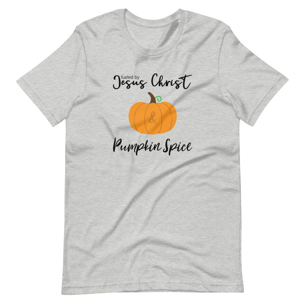 Pumpkin Spice - Women's T -  Black Heather / XS, Black Heather / S, Black Heather / M, Black Heather / L, Black Heather / XL, Black Heather / 2XL, Black Heather / 3XL, Black Heather / 4XL, Navy / XS, Navy / S -  Trini-T Ministries