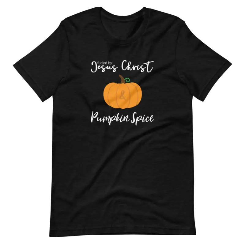 Pumpkin Spice - Women's T -  Black Heather / XS, Black Heather / S, Black Heather / M, Black Heather / L, Black Heather / XL, Black Heather / 2XL, Black Heather / 3XL, Black Heather / 4XL, Navy / XS, Navy / S -  Trini-T Ministries