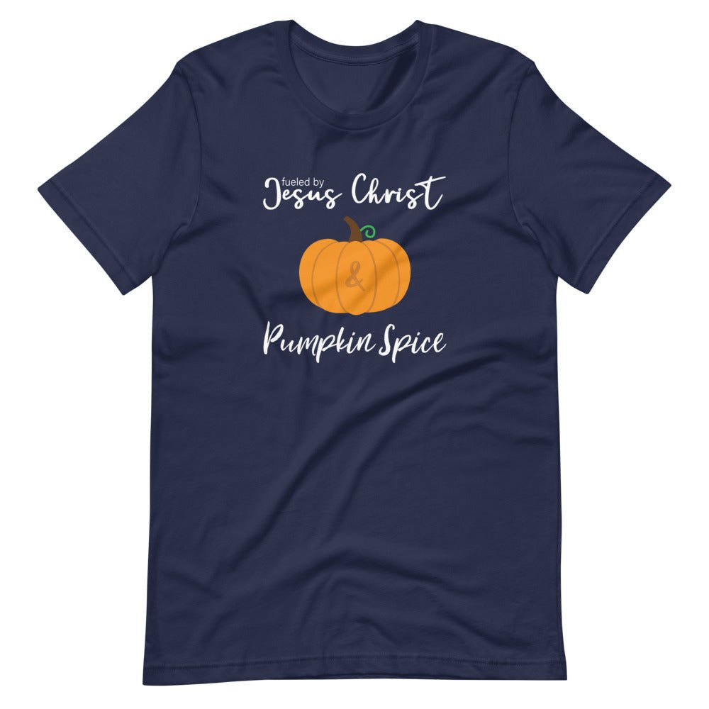 Pumpkin Spice - Women's T -  Black Heather / XS, Black Heather / S, Black Heather / M, Black Heather / L, Black Heather / XL, Black Heather / 2XL, Black Heather / 3XL, Black Heather / 4XL, Navy / XS, Navy / S -  Trini-T Ministries