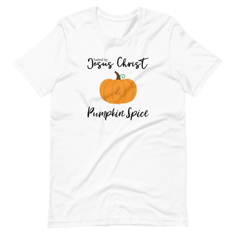 Pumpkin Spice - Women's T -  Black Heather / XS, Black Heather / S, Black Heather / M, Black Heather / L, Black Heather / XL, Black Heather / 2XL, Black Heather / 3XL, Black Heather / 4XL, Navy / XS, Navy / S -  Trini-T Ministries