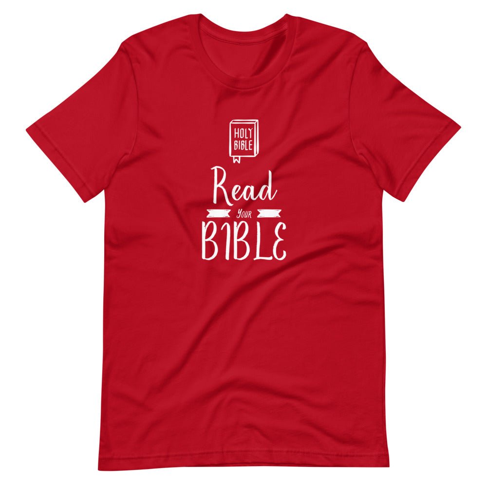 Read Your Bible - Women’s T -  Black / XS, Black / S, Black / M, Black / L, Black / XL, Black / 2XL, Black / 3XL, Black / 4XL, Navy / XS, Navy / S -  Trini-T Ministries