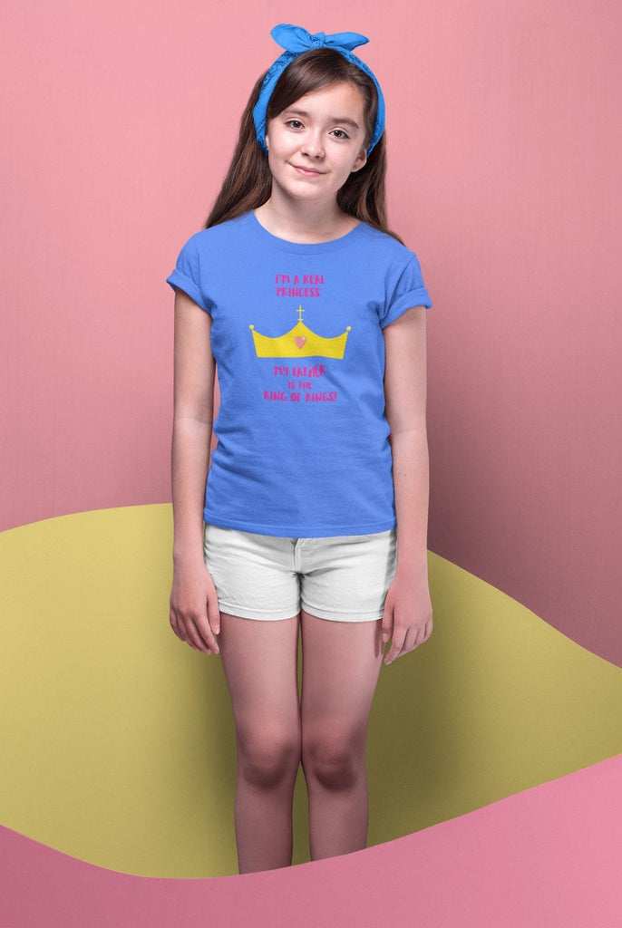 Real Princess - Kid’s T -  Athletic Heather / S, Athletic Heather / M, Athletic Heather / L, Athletic Heather / XL, True Royal / S, True Royal / M, True Royal / L, True Royal / XL, White / S, White / M -  Trini-T Ministries