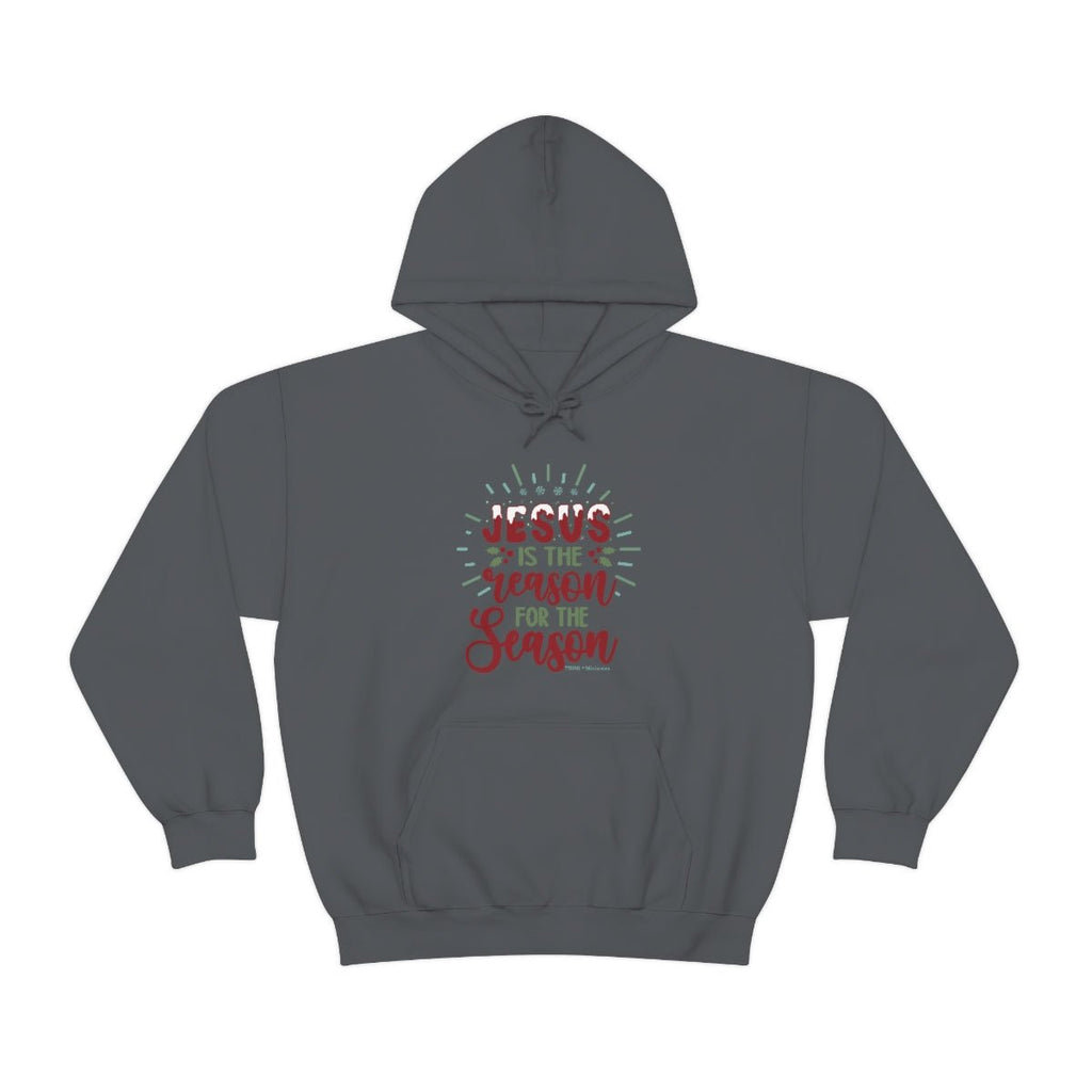 Reason for the Season - Hoodie -  Sport Grey / S, Sport Grey / M, Sport Grey / L, Sport Grey / XL, Sport Grey / 2XL, Sport Grey / 3XL, Sport Grey / 4XL, Sport Grey / 5XL, Charcoal / S, Charcoal / M -  Trini-T Ministries