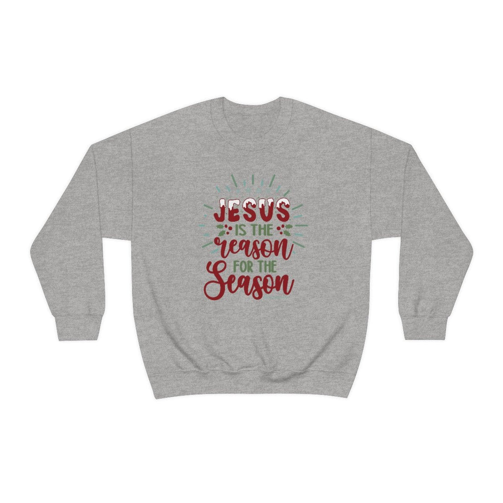 Reason for the Season - Sweatshirt -  S / Sport Grey, M / Sport Grey, L / Sport Grey, XL / Sport Grey, 2XL / Sport Grey, 3XL / Sport Grey, S / Black, M / Black, L / Black, XL / Black -  Trini-T Ministries