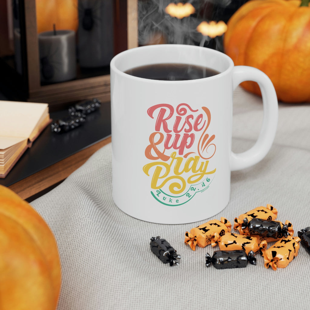 Rise Up & Pray - Mug -  11oz -  Trini-T Ministries