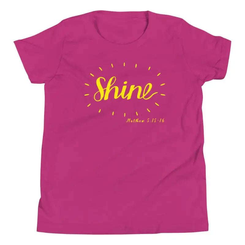 Shine - Kid’s T -  Black / S, Black / M, Black / L, Black / XL, Navy / S, Navy / M, Navy / L, Navy / XL, Red / S, Red / M -  Trini-T Ministries