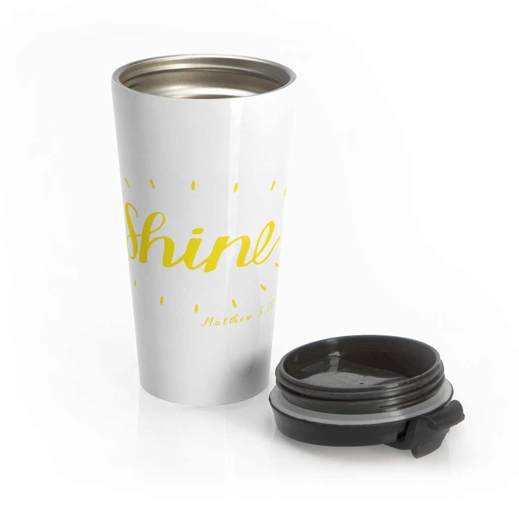 Shine - Travel Mug -  15oz -  Trini-T Ministries