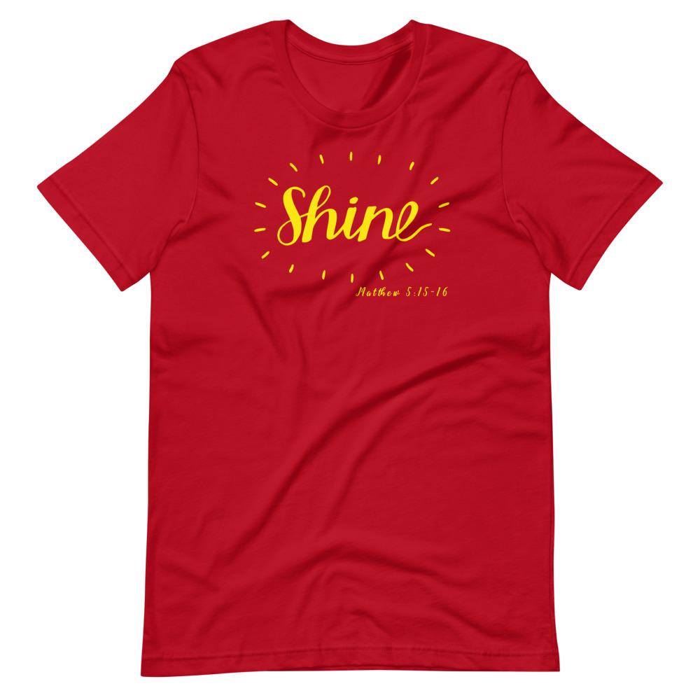 Shine - Women’s T -  Black / XS, Black / S, Black / M, Black / L, Black / XL, Black / 2XL, Black / 3XL, Black / 4XL, Navy / XS, Navy / S -  Trini-T Ministries