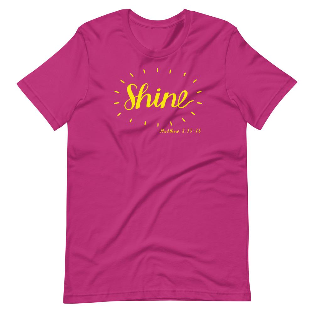 Shine - Women’s T -  Black / XS, Black / S, Black / M, Black / L, Black / XL, Black / 2XL, Black / 3XL, Black / 4XL, Navy / XS, Navy / S -  Trini-T Ministries