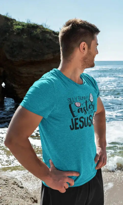 Silly Bunny - Men’s T -  Berry / S, Berry / M, Berry / L, Berry / XL, Berry / 2XL, Berry / 3XL, Berry / 4XL, Aqua / S, Aqua / M, Aqua / L -  Trini-T Ministries