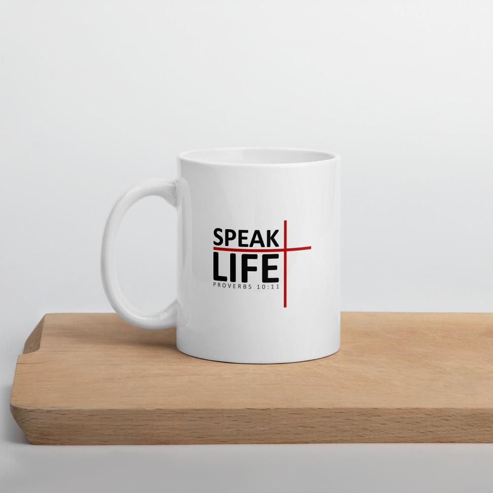 Speak Life - Mug -  11oz, 15oz -  Trini-T Ministries