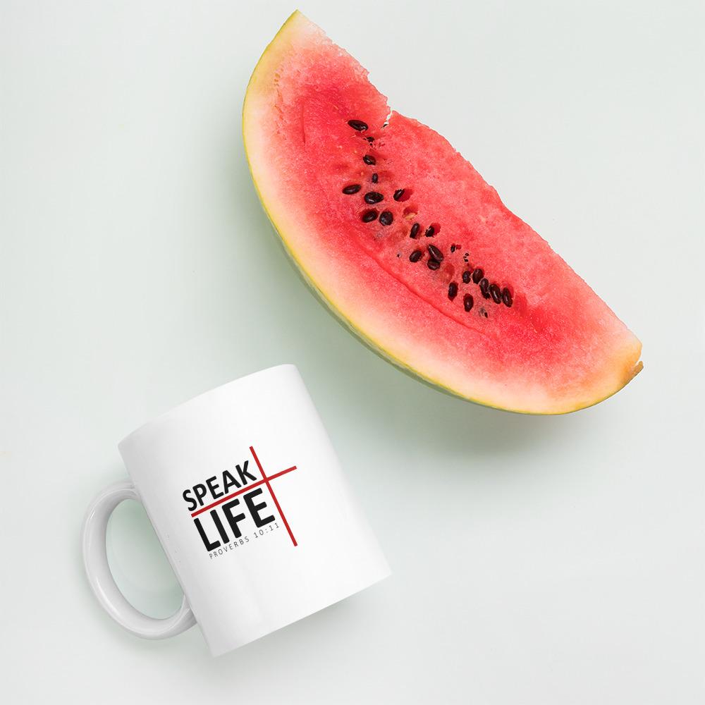 Speak Life - Mug -  11oz, 15oz -  Trini-T Ministries