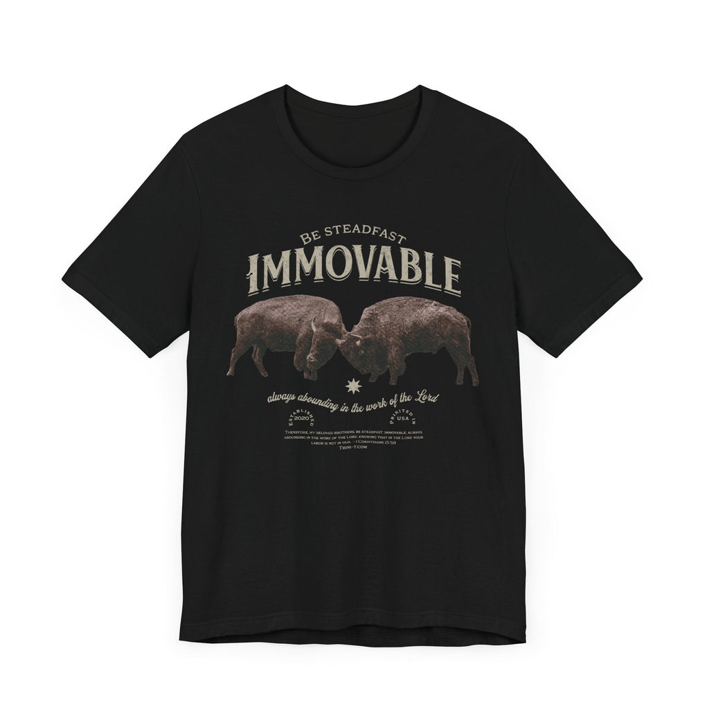 Steadfast & Immovable - Men's T - Trini-T Ministries