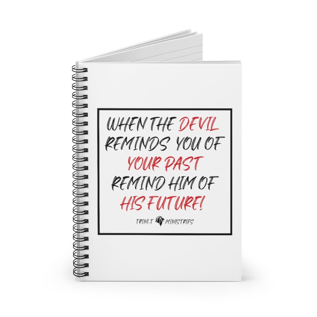 The Devil's Future - Notebook -  One Size -  Trini-T Ministries