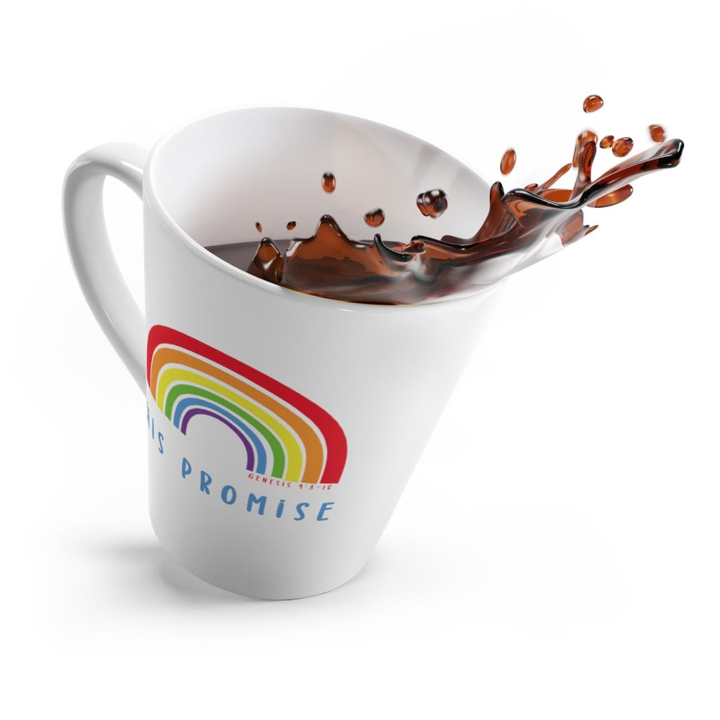 Trini-T - His Promise - Latte Mug 12oz -  12oz -  Trini-T Ministries