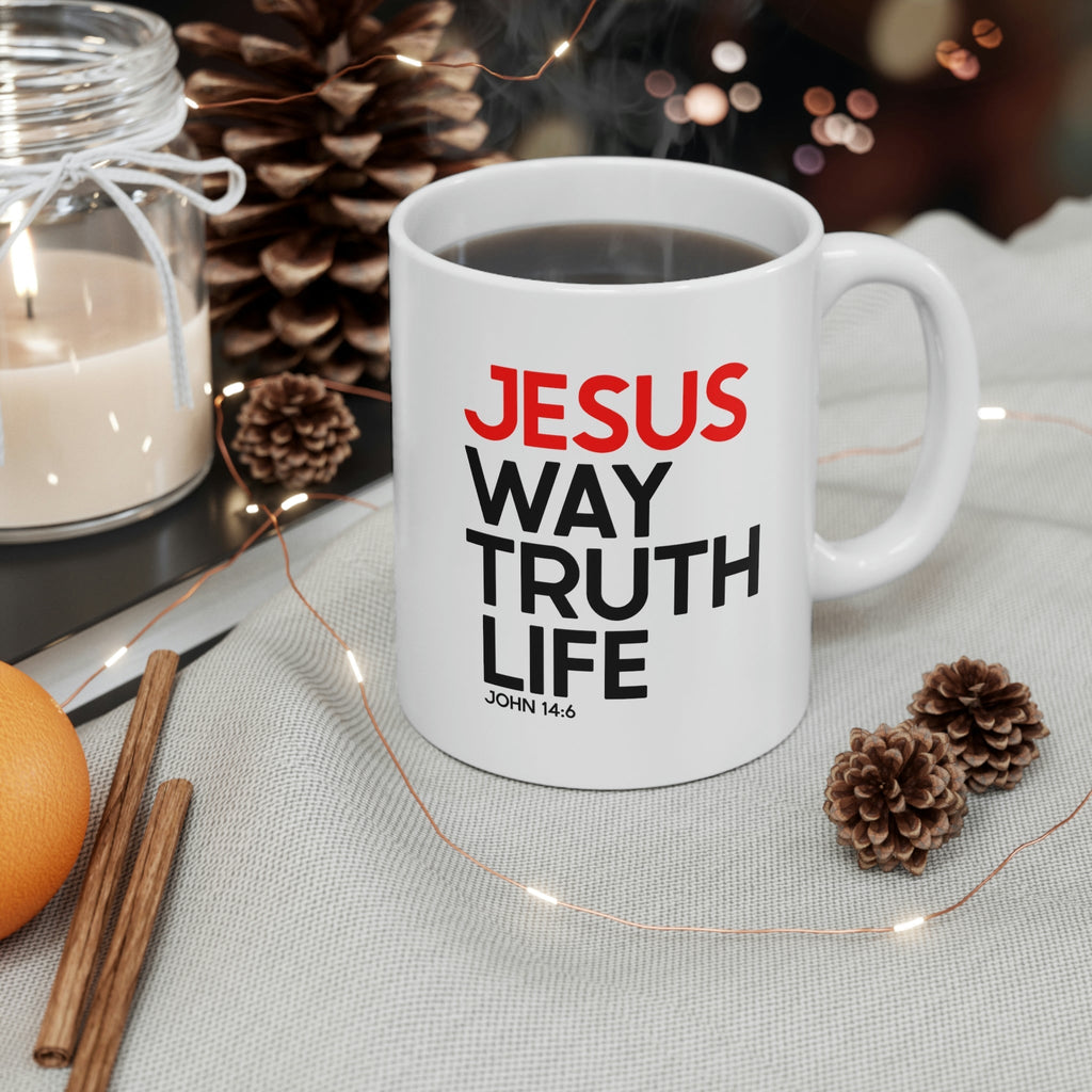 Way Truth Life - Mug -  11oz -  Trini-T Ministries