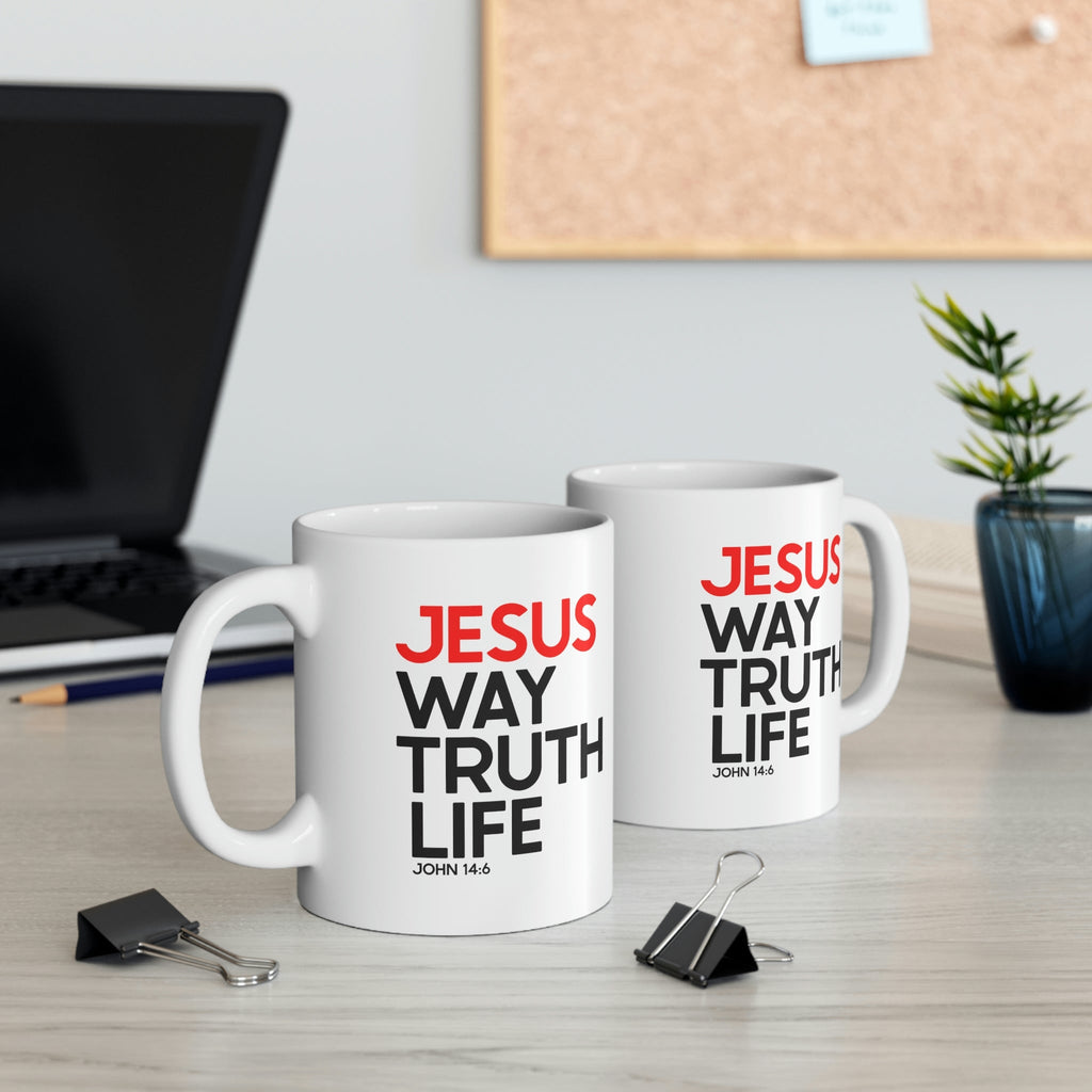 Way Truth Life - Mug -  11oz -  Trini-T Ministries