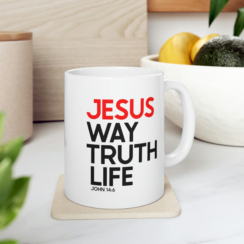 Way Truth Life - Mug -  11oz -  Trini-T Ministries