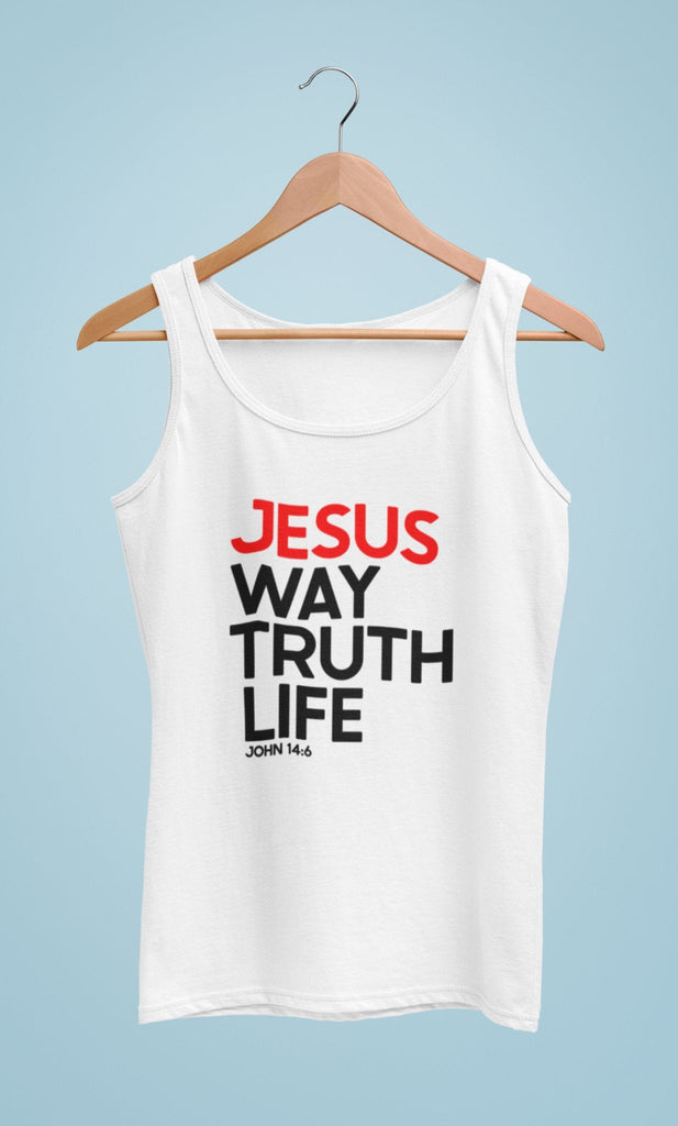 Way Truth Life - Tank -  XS / White, S / White, M / White, L / White, XL / White, 2XL / White, XS / Navy, S / Navy, M / Navy, L / Navy -  Trini-T Ministries