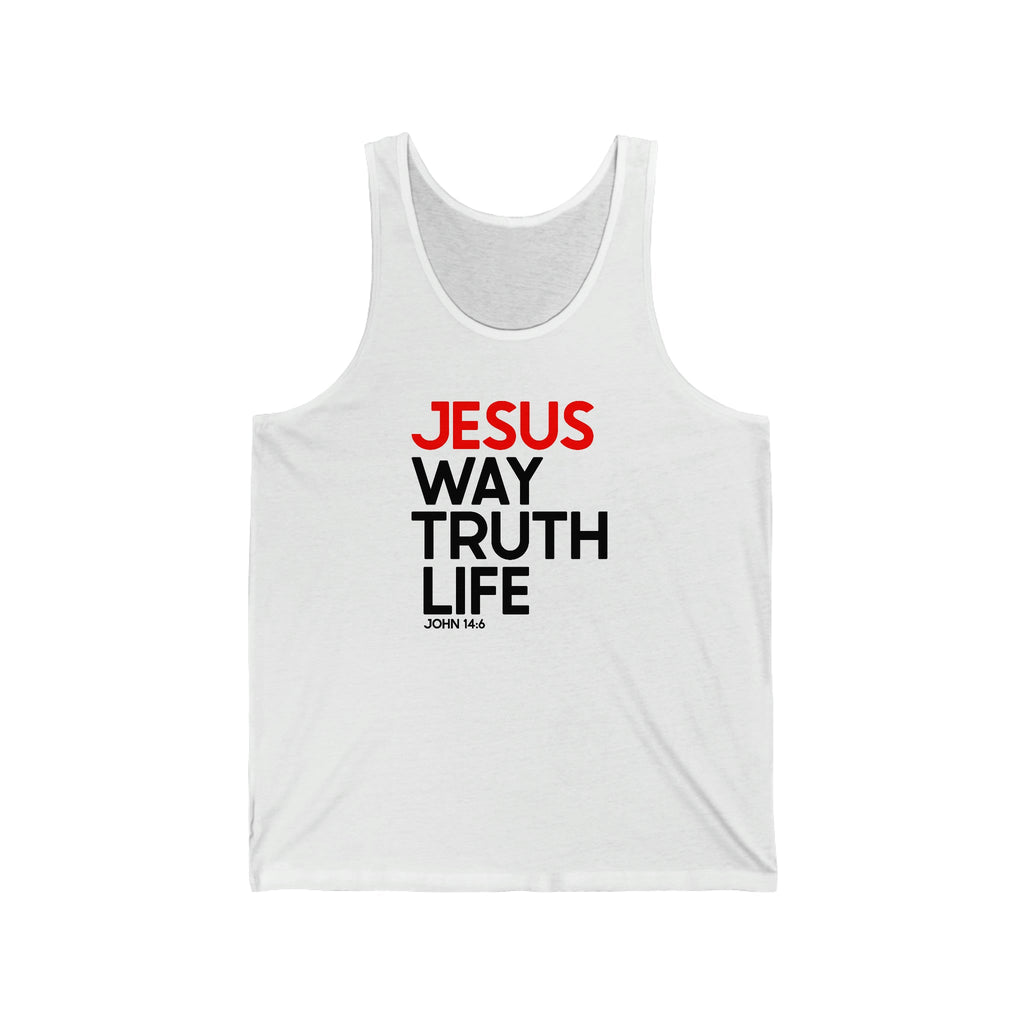 Way Truth Life - Tank -  XS / White, S / White, M / White, L / White, XL / White, 2XL / White, XS / Navy, S / Navy, M / Navy, L / Navy -  Trini-T Ministries